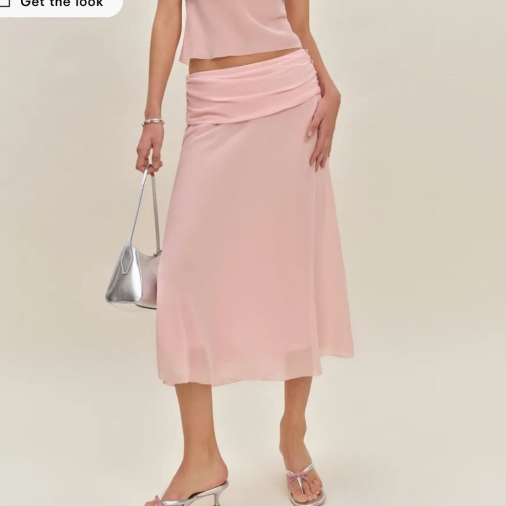 NWT Olivia Low Waist Skirt - Sugar Blossom - Devon Lee Carlson